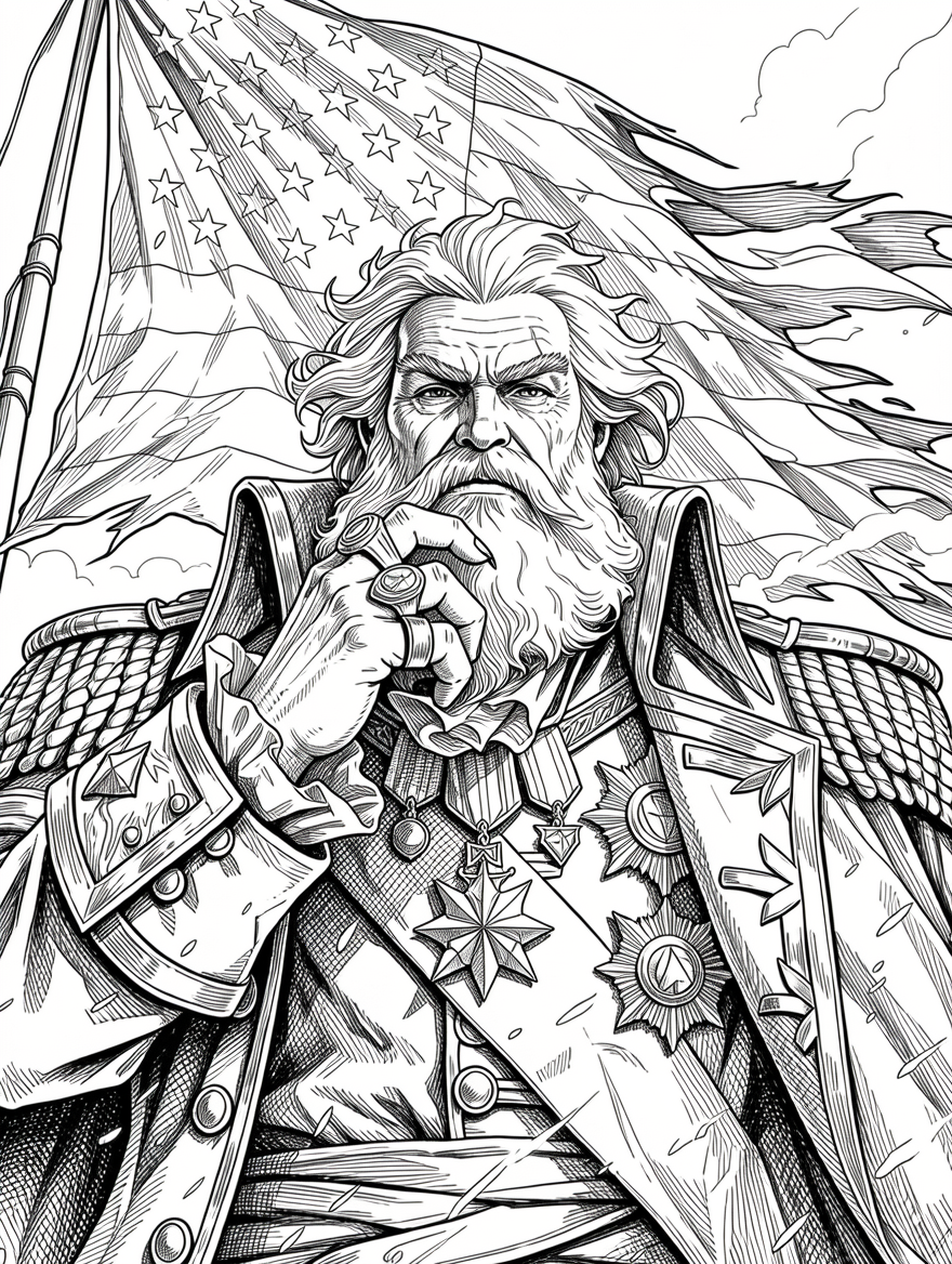 Founding Father original concept drawing