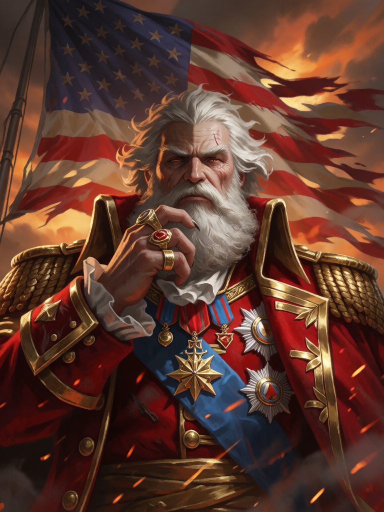Founding Father finished game character