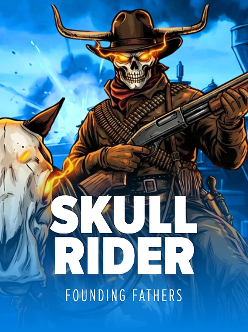 Skull Rider slot key art