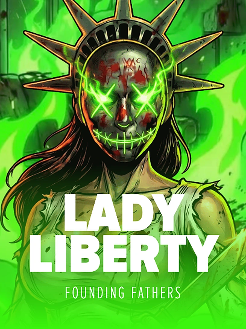 Lady Liberty slot key art